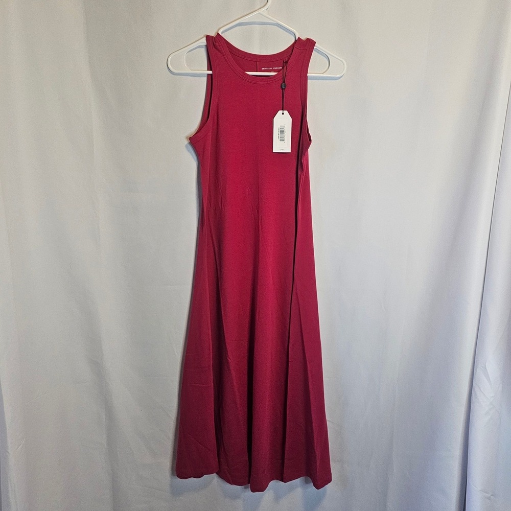 Universal Standard Red Sleeveless Midi Dress New With Tags‎ 3XS